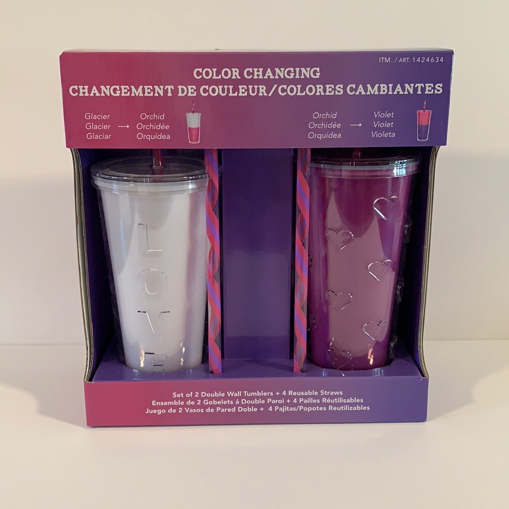 Color Changing Tumbler Set